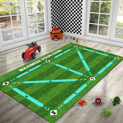 DribbleMaster Foldable Soccer Training Mat