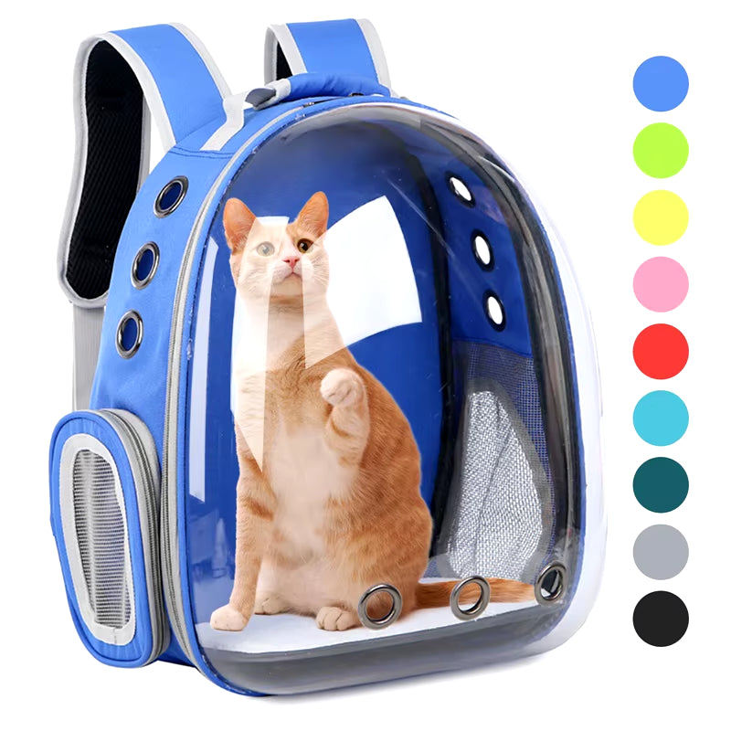 PetPals Transparent Travel Carrier Backpack