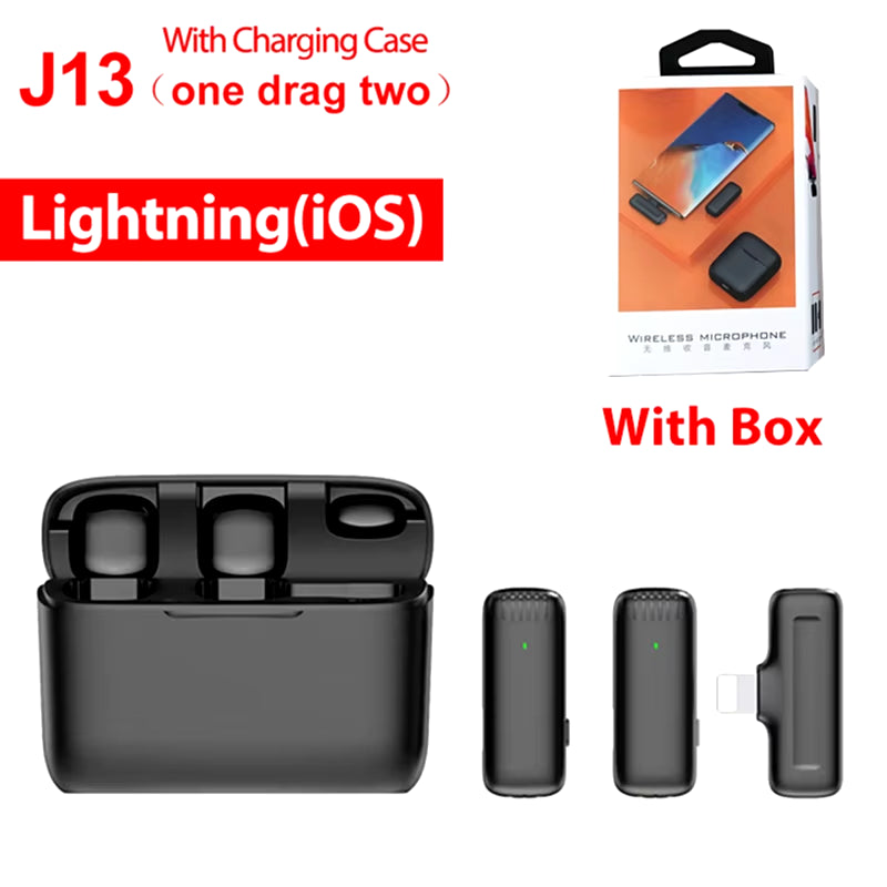 J13 Wireless Microphone with Charging Case