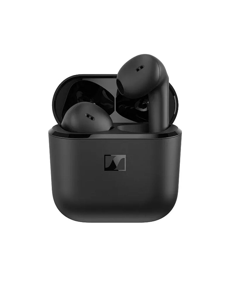 Sennheiser ACCENTUM Open Wireless Earbuds - Open Design, Dynamic Sound and Bluetooth 5.3, IPX4 Splash Resistance, 28-Hour Battery Life - Black