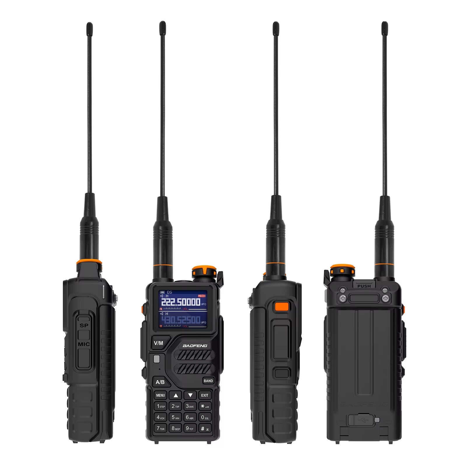 BAOFENG K5PLUS Tri-Band Radio Set