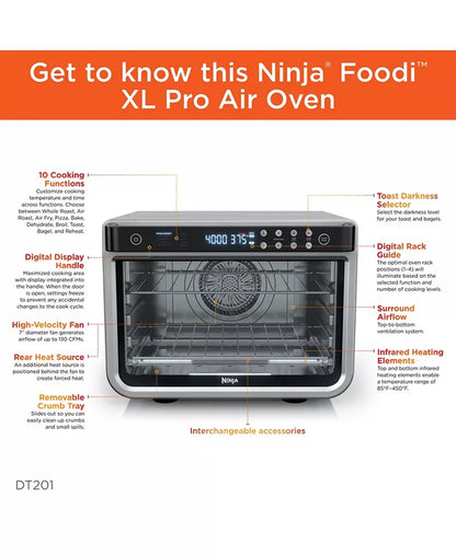 Ninja DT201 Foodi™ 10-in-1 XL Pro Air Fry Oven