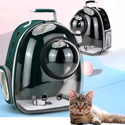 PetPals Transparent Travel Carrier Backpack