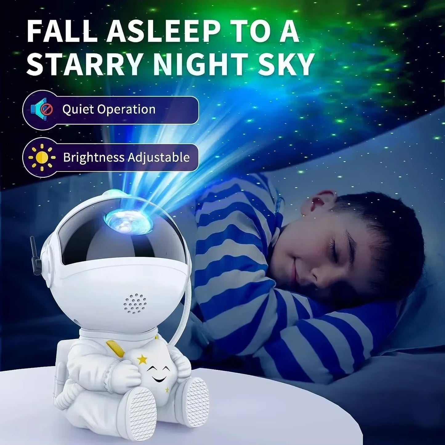 Astronaut Star Galaxy Projector Lamp