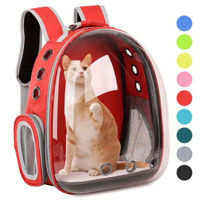 PetPals Transparent Travel Carrier Backpack