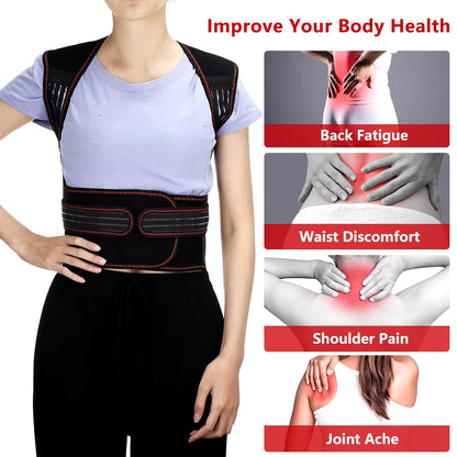 ThermaAlign Magnetic & Light Therapy Support Belt