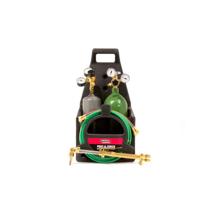 Port-A-Torch Kit with Oxygen and Acetylene Tanks for Cutting Welding and Brazing